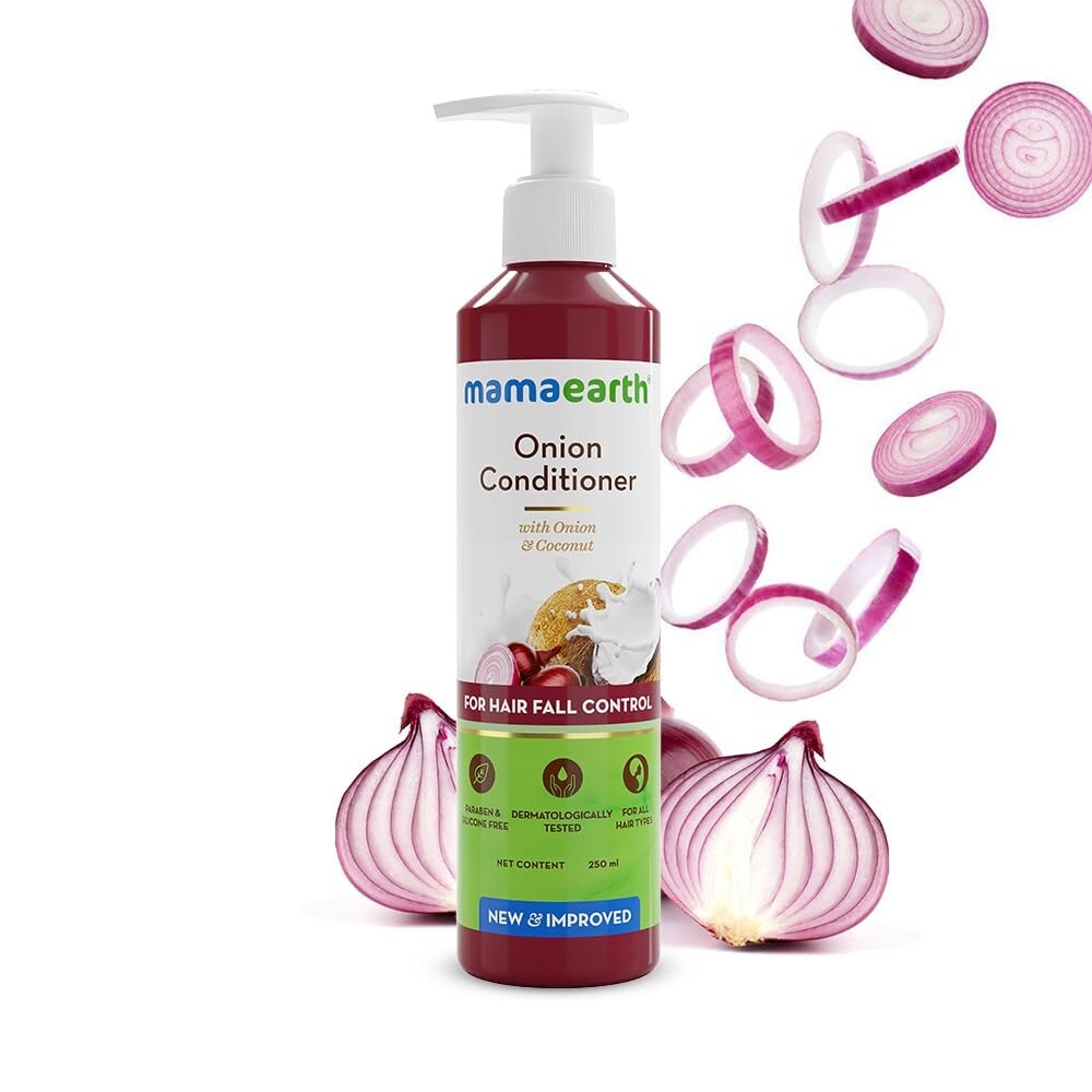 Mamaearth Onion Conditioner for Hair Growth & Hair Fall Control with Coconut Oil